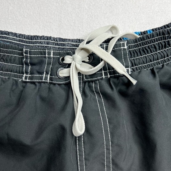 Speedo Mens Black‎ Blue Swim Board Shorts Size Large - Picture 4 of 11